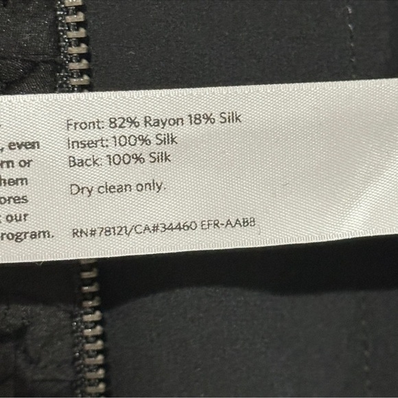 Eileen Fisher Velvet Silk Blend Bomber Style Jacket - Picture 6 of 9